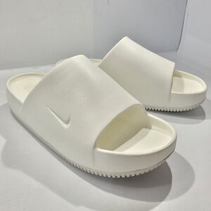 NIKE CALM UNISEX OFF WHITE SLIDE SANDAL SHOE M9/W10